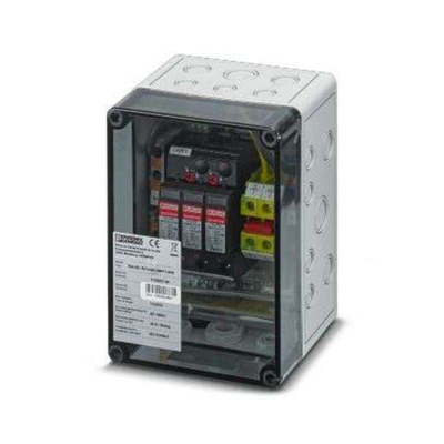 Phoenix Contact Polycarbonate Junction Box, IP65, 111 x 130 x 180mm