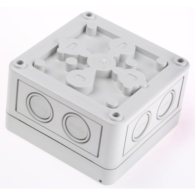 Spelsberg TK PC Series Grey Polycarbonate Junction Box, IP66, 94 x 94 x 57mm