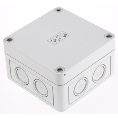 Spelsberg TK PC Series Grey Polycarbonate Junction Box, IP66, 94 x 94 x 57mm