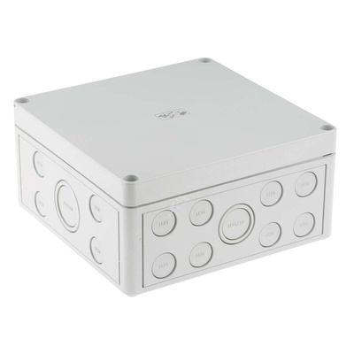 Spelsberg TK PC Series Grey Polycarbonate Junction Box, IP66, 182 x180 x 90mm