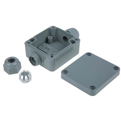 Bopla Euromas Polymas Series Polyamide Junction Box, IP65, 0, - Terminals, 58 x 64 x 34mm