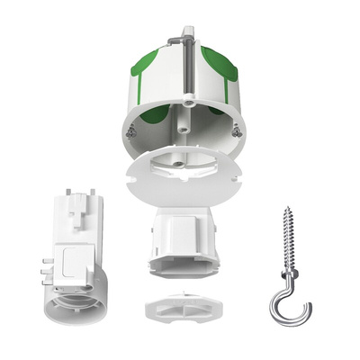 Schneider Electric IMT Series Green, White ABS, PC Junction Box, IP20, 49 x 71 x 71mm