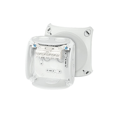 HENSEL DK Series Grey Polypropylene Terminal Box, IP66, 5 Terminals, 70 x 104 x 104mm