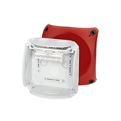HENSEL DK Series Grey Polypropylene Terminal Box, IP66, 5 Terminals, 77 x 130 x 130mm