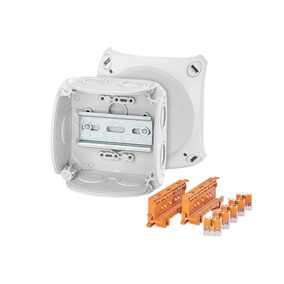 HENSEL DK Series Grey Polypropylene Terminal Box, IP66, 70 x 104 x 104mm