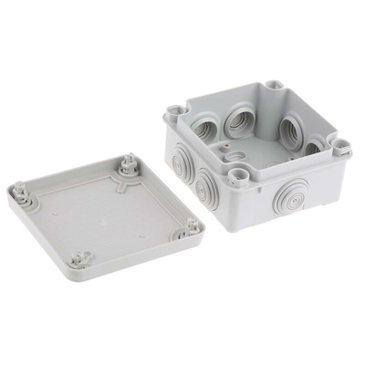 Legrand Plexo Series Grey Junction Box, IP55, 105 x 105 x 55mm