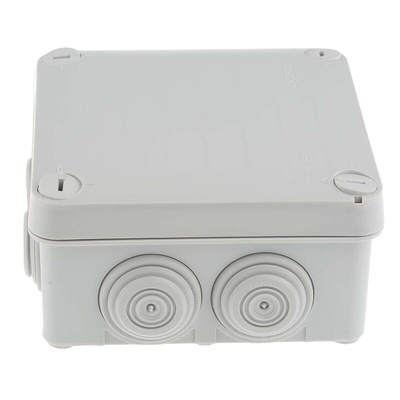 Legrand Plexo Series Grey Junction Box, IP55, 105 x 105 x 55mm