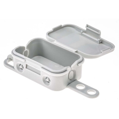 Spelsberg Q 4-L Series Grey Polypropylene Junction Box, IP20, 56 x 40 x 23mm