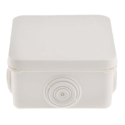 Legrand Plexo Series White Plastic Junction Box, IP55, 80 x 80 x 45mm