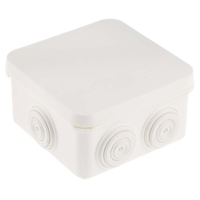 Legrand Plexo Series White Plastic Junction Box, IP55, 80 x 80 x 45mm