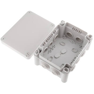 Legrand Plexo Series Grey Plastic Junction Box, IP55, 74 x 110 x 155mm
