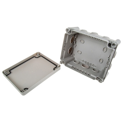 Legrand Plexo Series Grey Plastic Junction Box, IP55, 86 x 140 x 180mm