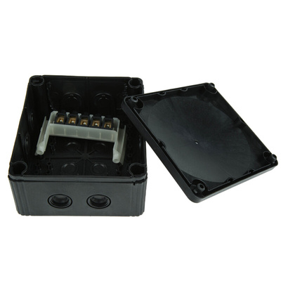 WISKA Combi Series Black Polypropylene Junction Box, IP66, IP67, 160 x 140 x 81mm