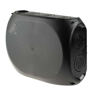 HENSEL ENYCASE DK Series Black Polycarbonate Junction Box, 355 x 255 x 122mm