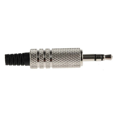 RS PRO 3.5 mm Cable Mount Stereo Jack Plug