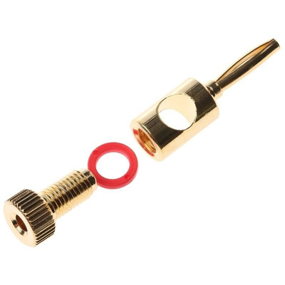 RS PRO Loudspeaker Connector Plug, 1 Way, 16A, Screw Down Termination