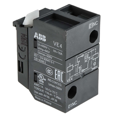 ABB Contactor Interlock for use with AF09 to AF16 Series