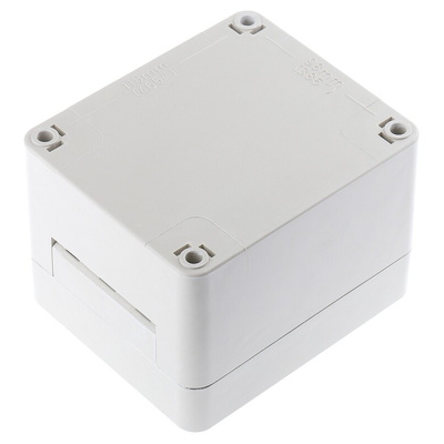 RS PRO Glass Reinforced Plastic Wall Box, IP66, 100 mm x 120 mm x 140mm