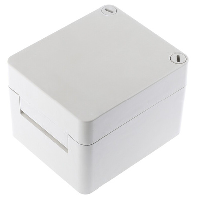 RS PRO Glass Reinforced Plastic Wall Box, IP66, 100 mm x 120 mm x 140mm