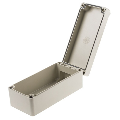 RS PRO Glass Reinforced Plastic Wall Box, IP66, 100 mm x 120 mm x 260mm