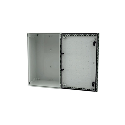 RS PRO Fibreglass Reinforced Polyester Wall Box, IP66, 600 mm x 400 mm x 230mm