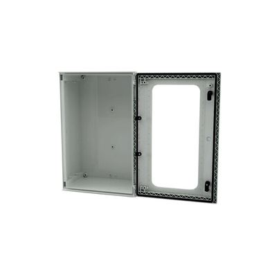 RS PRO Fibreglass Reinforced Polyester Wall Box, IP66, Viewing Window, 500 mm x 400 mm x 200mm