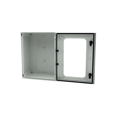 RS PRO Fibreglass Reinforced Polyester Wall Box, IP66, Viewing Window, 600 mm x 400 mm x 230mm