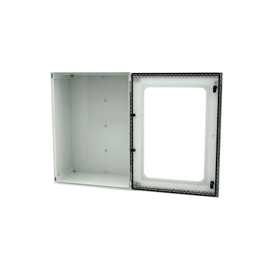 RS PRO Fibreglass Reinforced Polyester Wall Box, IP66, Viewing Window, 600 mm x 500 mm x 230mm