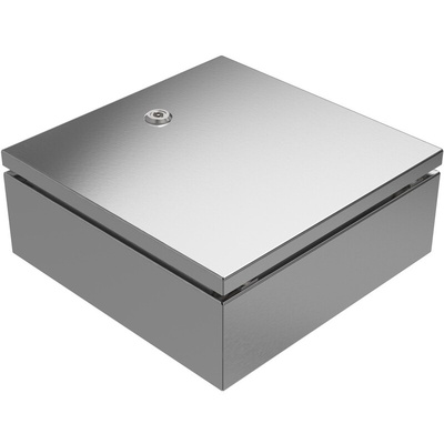 RS PRO 304 Stainless Steel Wall Box, IP66, IP69, 300 mm x 300 mm