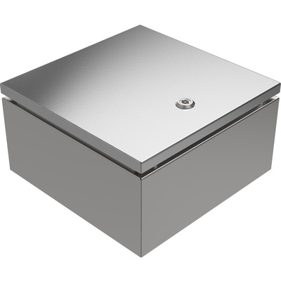 RS PRO 304 Stainless Steel Wall Box, IP66, IP69, 300 mm x 300 mm