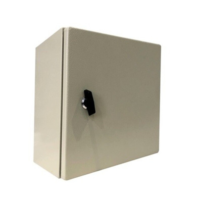 RS PRO Steel Wall Box, IP66, 200 mm x 200 mm x 150mm