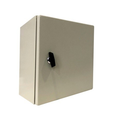 RS PRO Steel Wall Box, IP66, 300 mm x 300 mm x 210mm