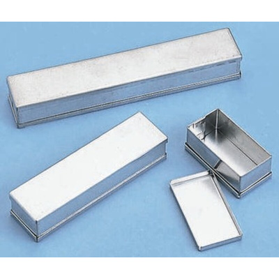 OKW Tin Plated Steel PCB Mounting Enclosure, 80 x 29 x 21mm