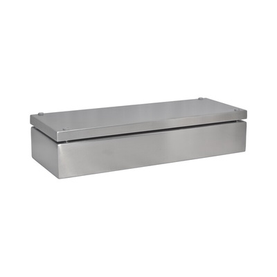 RS PRO 304 Stainless Steel Enclosure, IP66, 400 mm x 150 mm x 81mm