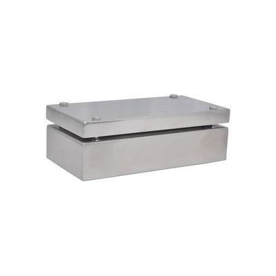 RS PRO 304 Stainless Steel Enclosure, IP66, 200 mm x 100 mm x 61mm