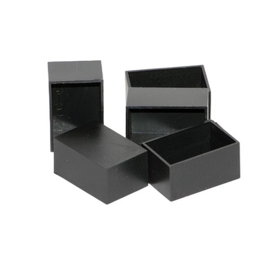 Black ABS Potting Box, 1.18 x 0.79 x 0.59mm