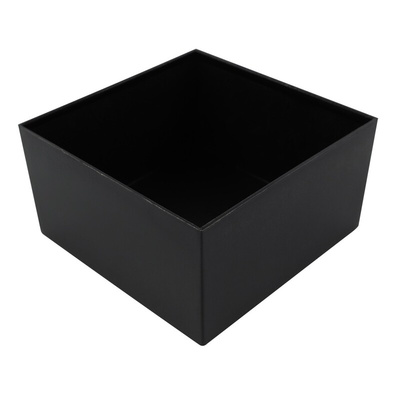 Black ABS Potting Box, 75x75x40mm