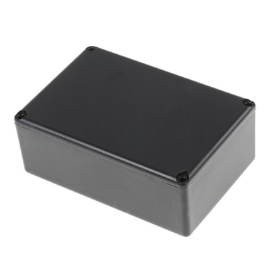 Black ABS Potting Box With Lid, 74 x 50 x 28mm