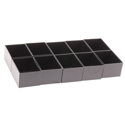 Black ABS Potting Box, 50 x 40 x 30mm