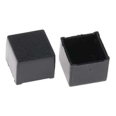 Black ABS Potting Box, 11 x 11 x 9mm