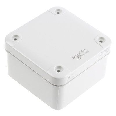 Schneider Electric Thalassa TBP Series Polycarbonate Wall Box, IP66, 89 mm x 89 mm x 54mm