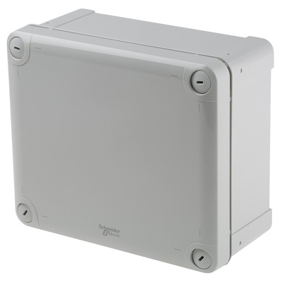 Schneider Electric Thalassa TBP Series Polycarbonate Wall Box, IP66, 192 mm x 164 mm x 87mm