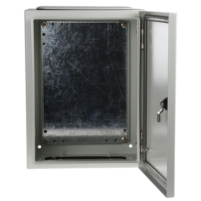 RS PRO Steel Wall Box, IP65, 400 mm x 300 mm x 200mm