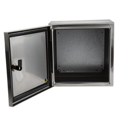 RS PRO 304 Stainless Steel Wall Box, IP66, 300 mm x 300 mm x 200mm