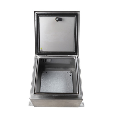 RS PRO 304 Stainless Steel Wall Box, IP69K, 300 mm x 300 mm x 200mm