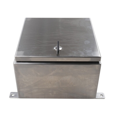 RS PRO 304 Stainless Steel Wall Box, IP69K, 300 mm x 300 mm x 200mm