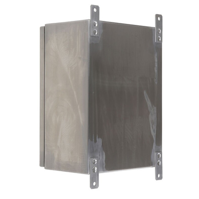 RS PRO 304 Stainless Steel Wall Box, IP69K, 400 mm x 300 mm x 200mm
