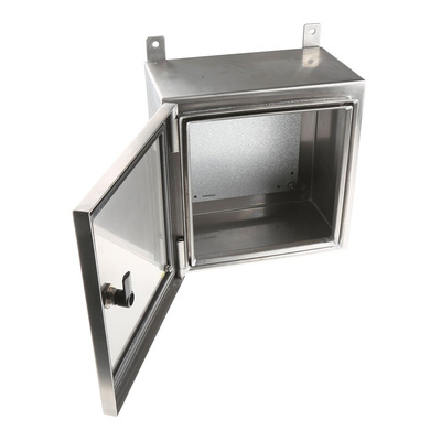 RS PRO 316 Stainless Steel Wall Box, IP69K, 300 mm x 300 mm x 200mm