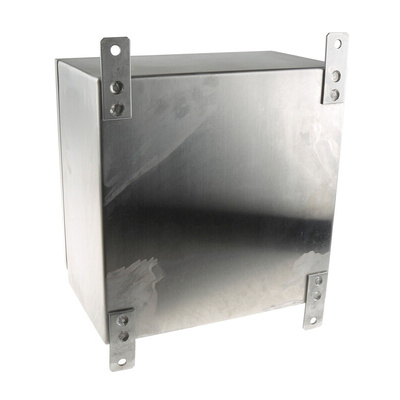 RS PRO 316 Stainless Steel Wall Box, IP69K, 300 mm x 300 mm x 200mm