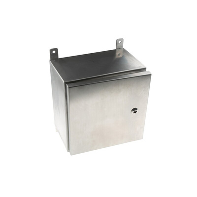 RS PRO 316 Stainless Steel Wall Box, IP69K, 300 mm x 300 mm x 200mm